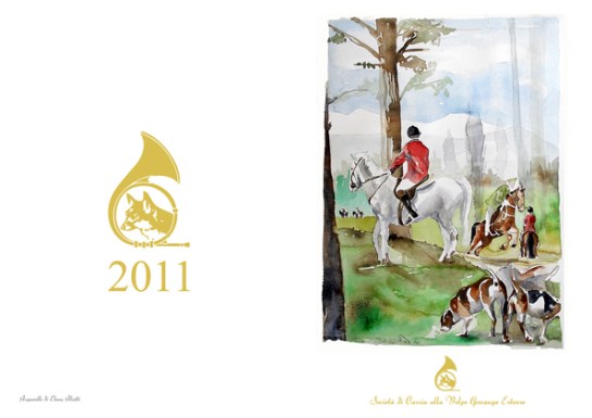 Calendario 2011 Società di Caccia alla volpe simulata Gonzaga Estense