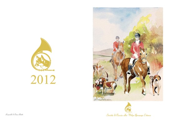 Calendario 2012 Società di Caccia alla volpe simulata Gonzaga Estense